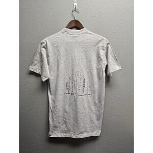 Vintage Test Print Shirt Geometric Graphic Multicolor Cactus Volunteer 90s Tee M